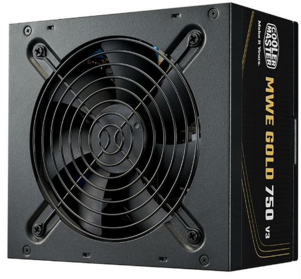 750W Coolermaster MWE Gold 750 V3 80 Plus Gold Power Supply